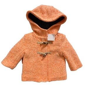 NWT Anais & I wool blend kids coat in coral size 18m